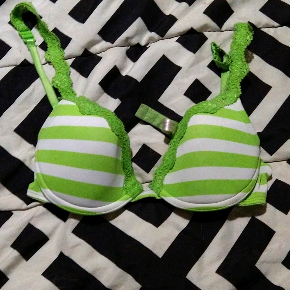 Lime Green Bra